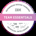 Enterprise Design Thinking — Team Essentials for AI badge
