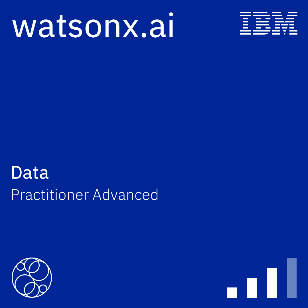 watsonx.ai Practitioner Advanced badge
