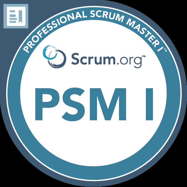 Professional Scrum Master™ I (PSM I) badge